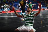 Felipe Valério marcou o penálti decisivo que leva o Sporting à final - Foto: UEFA