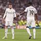 Federico Valverde, um dos capitães do Real Madrid, e Aurélien Tchouaméni