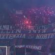 Adeptos do Independiente Medellin na partida contra o Flamengo, na Libertadores