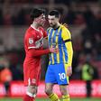 Alex Gilbert (Middlesbrough) e Finn Azaz (Southampton) vão voltar a defrontar-se        Fotografia Imago