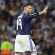 Nicolás Otamendi marcou de penálti no último jogo em casa pela Argentina
