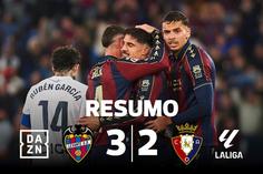 Luís Castro mantém Levante na luta com reviravolta memorável (resumo)