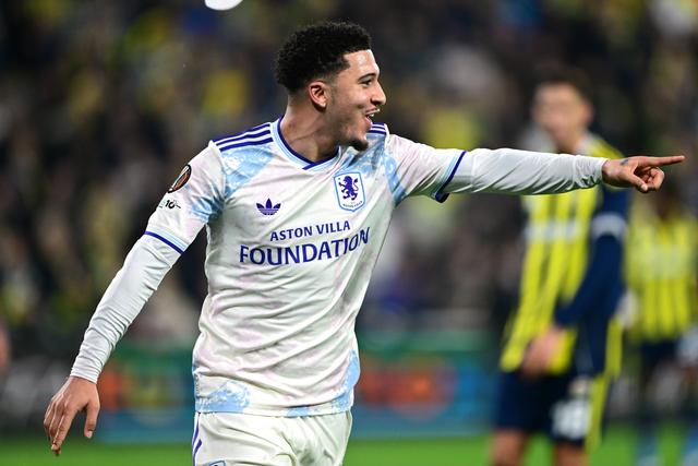Jadon Sancho, jogador do Aston Villa, por empréstimo do Man. United (IMAGO)