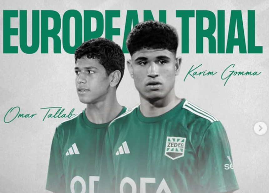 Duo de promessas egípcias vai estagiar no FC Porto B - Foto: ZED FC