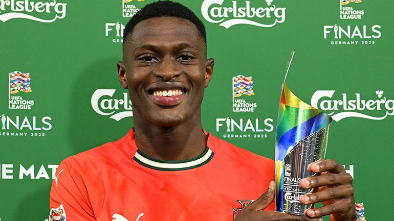Nuno Mendes foi o Homem do Jogo da final da Liga das Nações