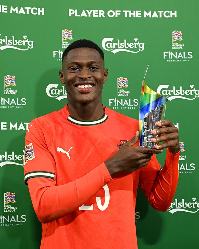 Nuno Mendes foi o Homem do Jogo da final da Liga das Nações