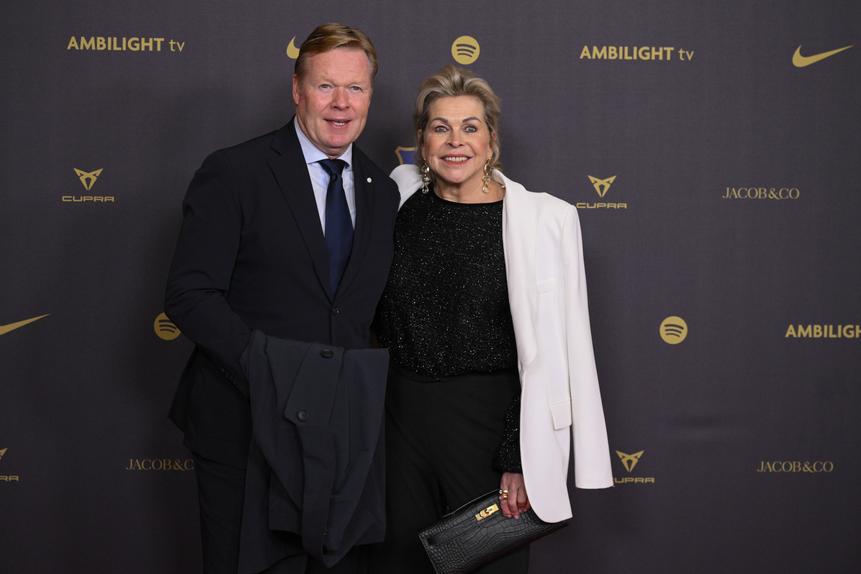 Ronald Koeman e a mulher, Bartina (IMAGO)