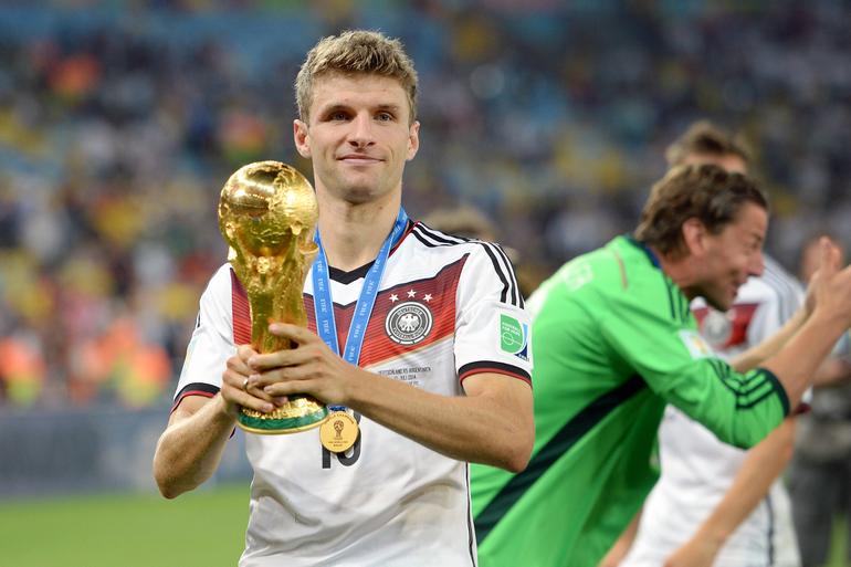 Thomas Muller: 16 contribuições para golo (10 golos + 6 assistências) em 14 jogos (IMAGO)