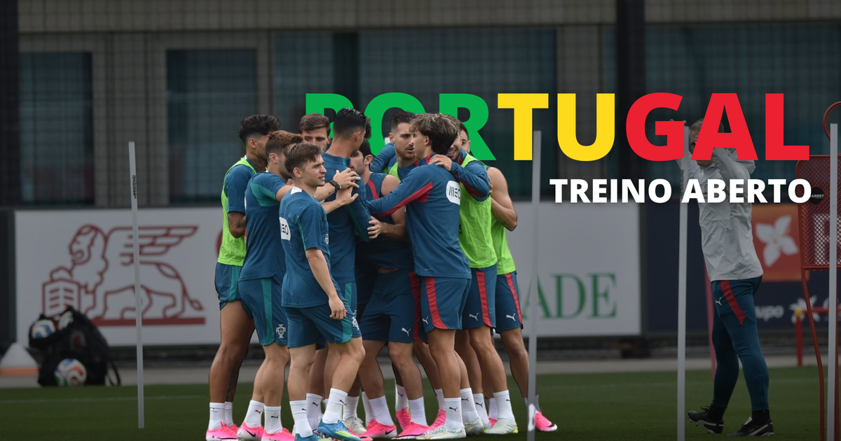 Direto: siga o treino da Seleção Nacional