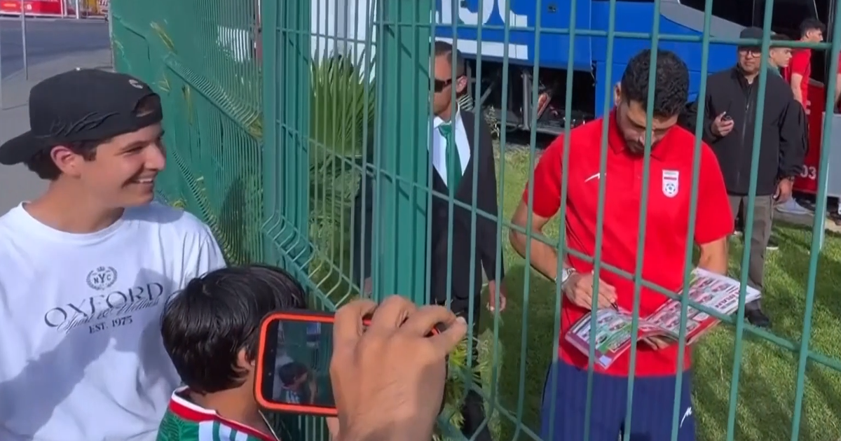 Irão cumpre primeiro treino no México: muita segurança e Tar