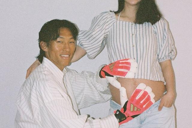 Kim Seung-gyu e a mulher Kim Jin-kyung