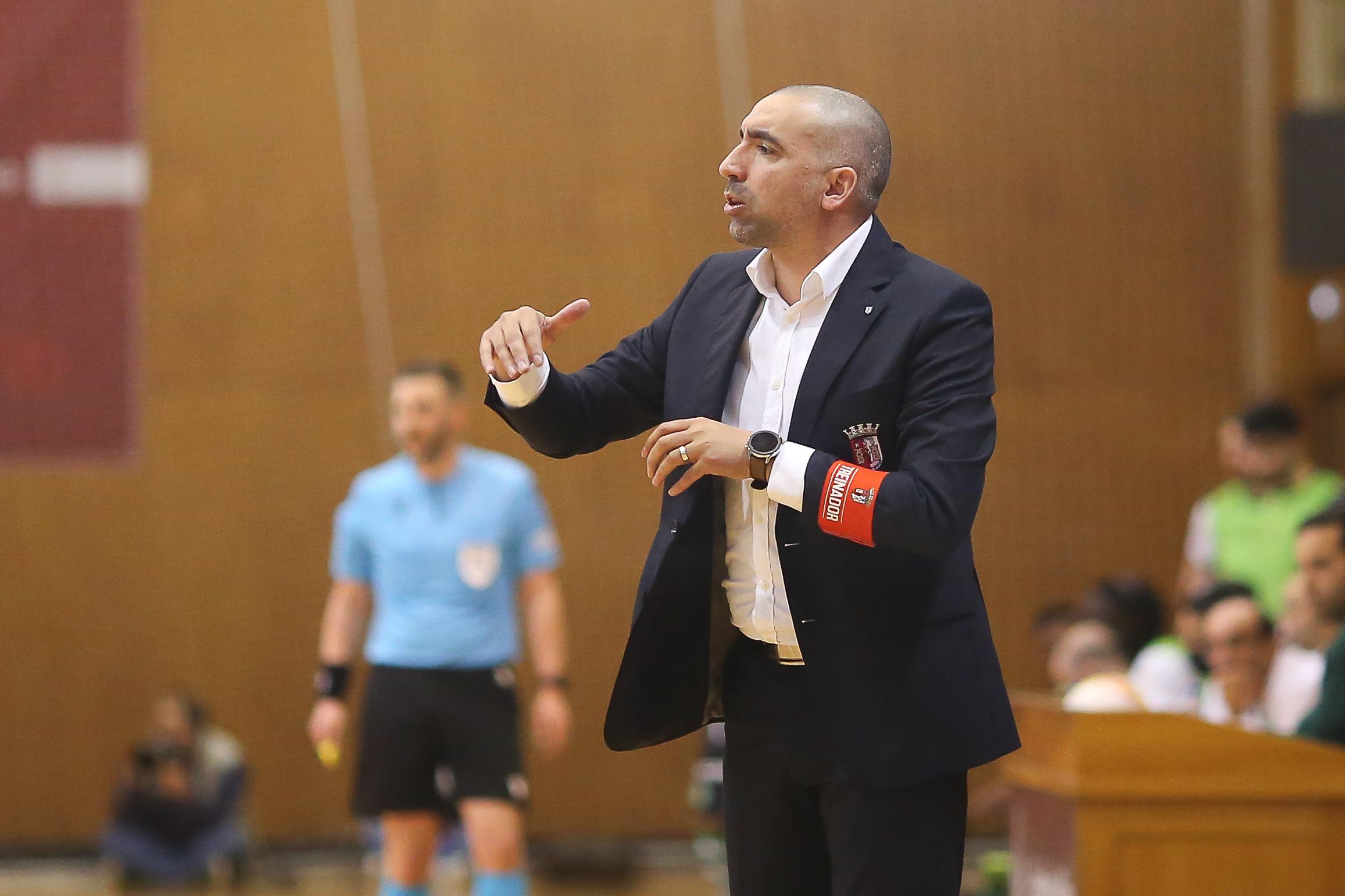 Joel Rocha é o treinador da equipa de futsal do SC Braga - Foto: A BOLA