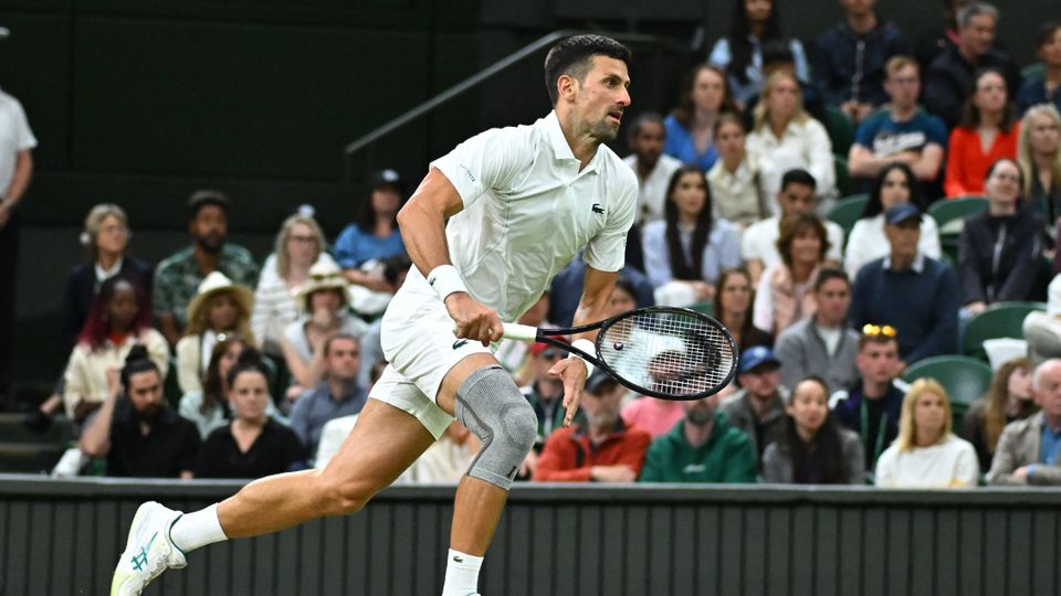 Wimbledon: Djokovic nos quartos de final após arrasar Holger Rune