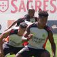 Plantel do Benfica intensifica treino