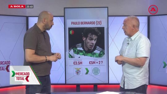 Mercado Total: «Facilmente Benfica e Celtic chegarão a acordo por Paulo Bernardo»