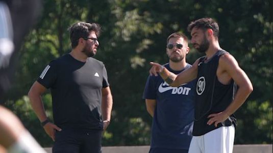 Bruno Fernandes treina-se na Maia antes de se apresentar no Manchester United