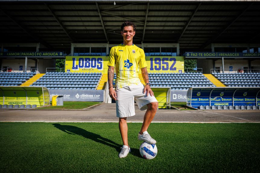 Arnau Solà é reforço do Arouca (Foto Arouca)