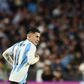 Thiago Almada no jogo da seleção da Argentina com a Colômbia, em junho, no qual marcou um golo