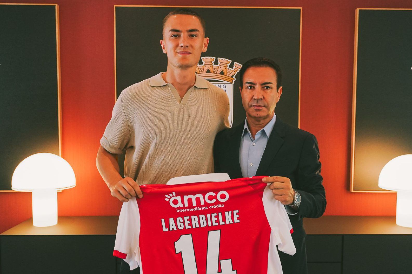 Gustaf Lagerbielke é reforço dos arsenalistas Foto: SC Braga