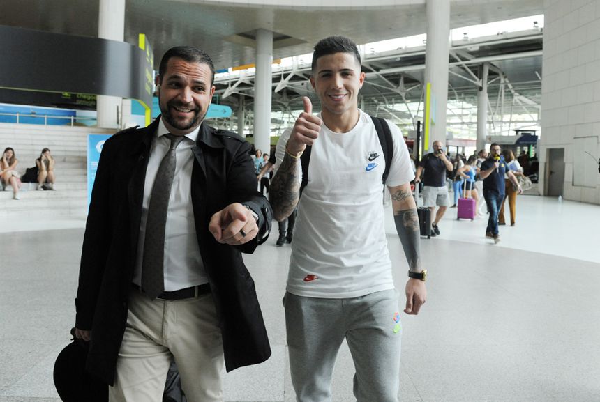 Enzo Fernández foi a venda mais cara do Benfica com Rui Pedro Braz como diretor desportivo: 121 milhões de euros (SÉRGIO MIGUEL SANTOS)