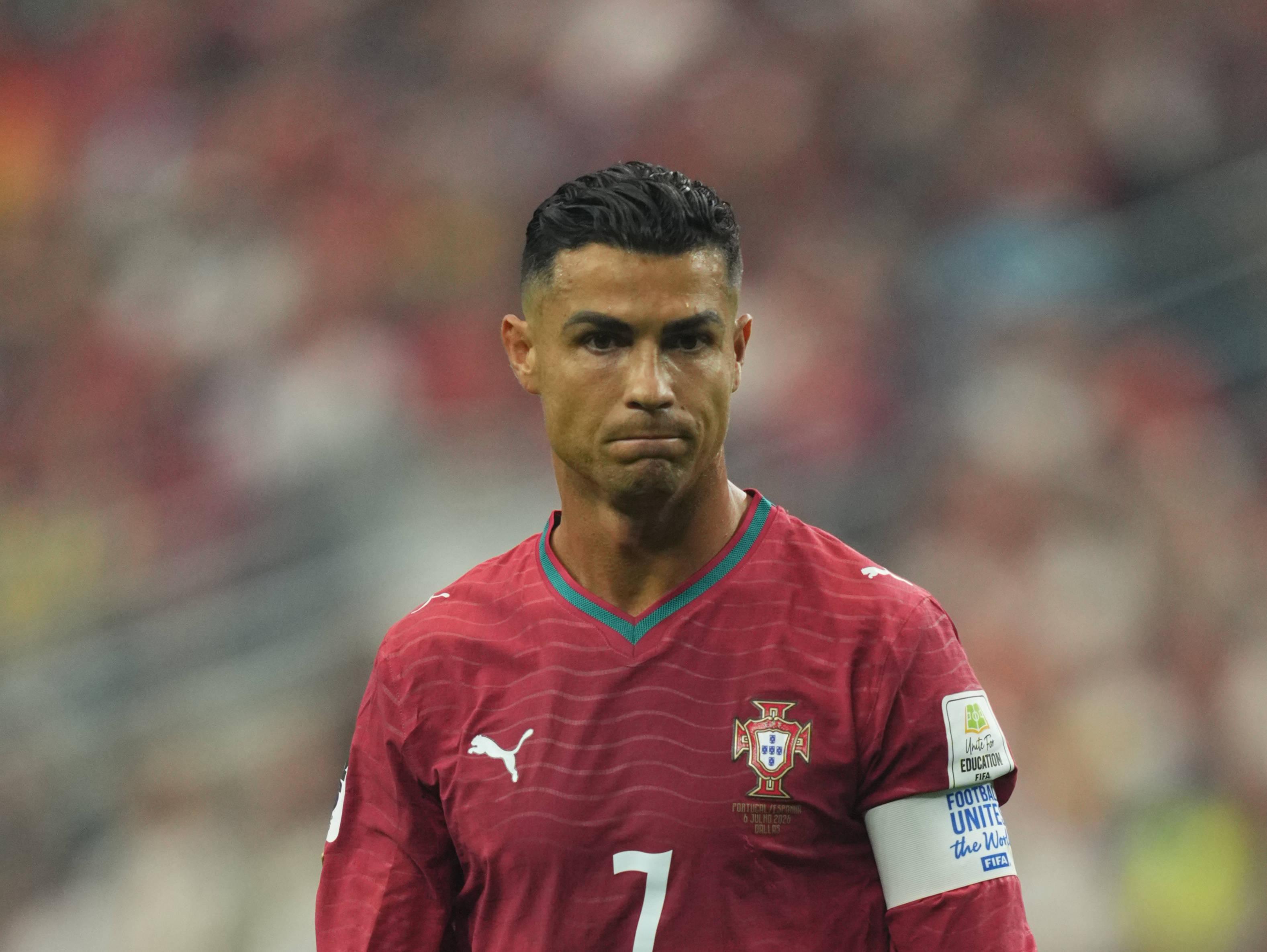 5,4 - Cristiano Ronaldo jogou 441 minutos em 5 jogos - RD Congo (4), Uzbequistão (8), Colômbia (4), Croácia (6) e Espanha (5) - Foto: Imago