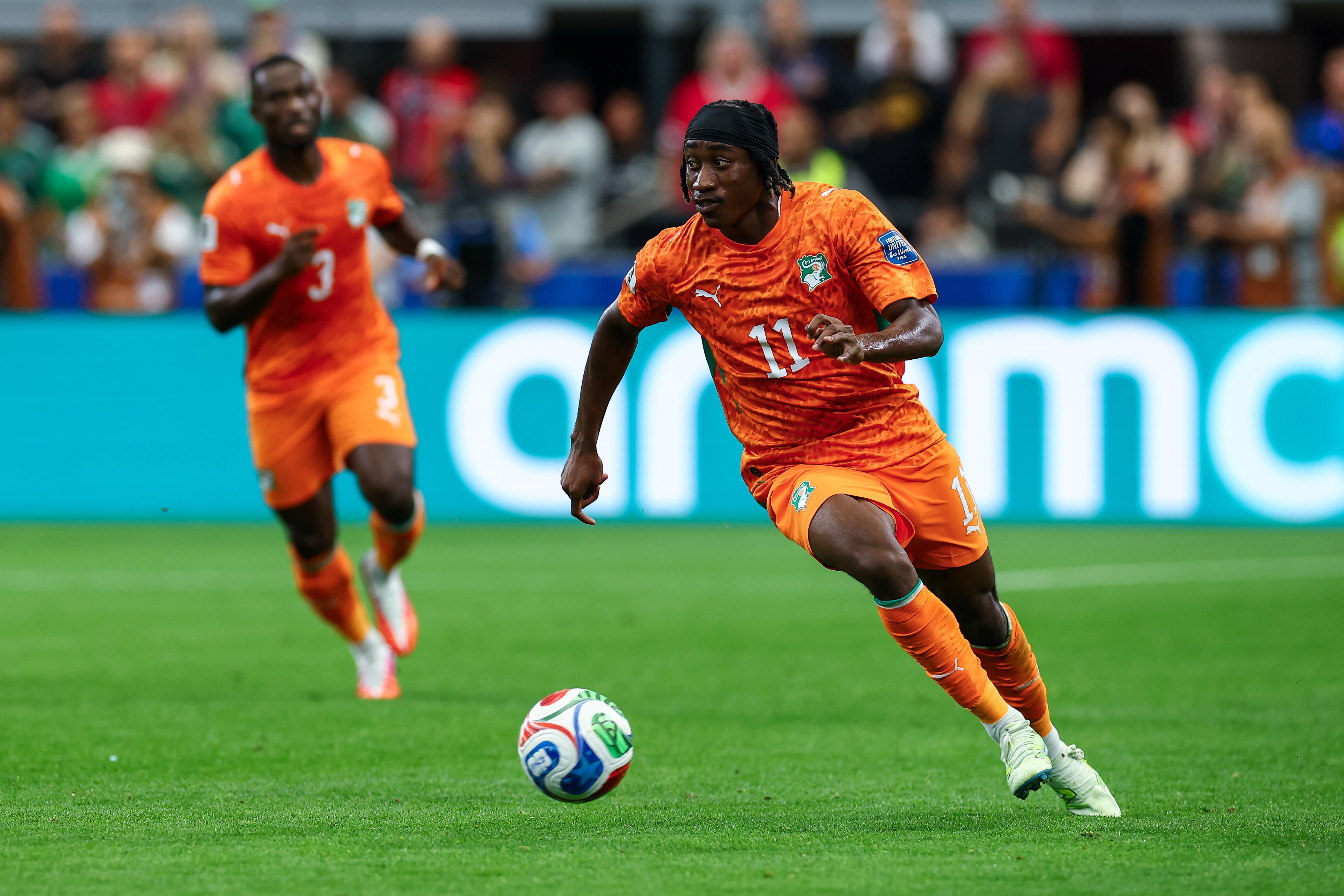 4.º Yan Diomande (RB Leipzig/Costa do Marfim), avançado, 19 anos. Golden Boy Index: 71,5. Foto IMAGO