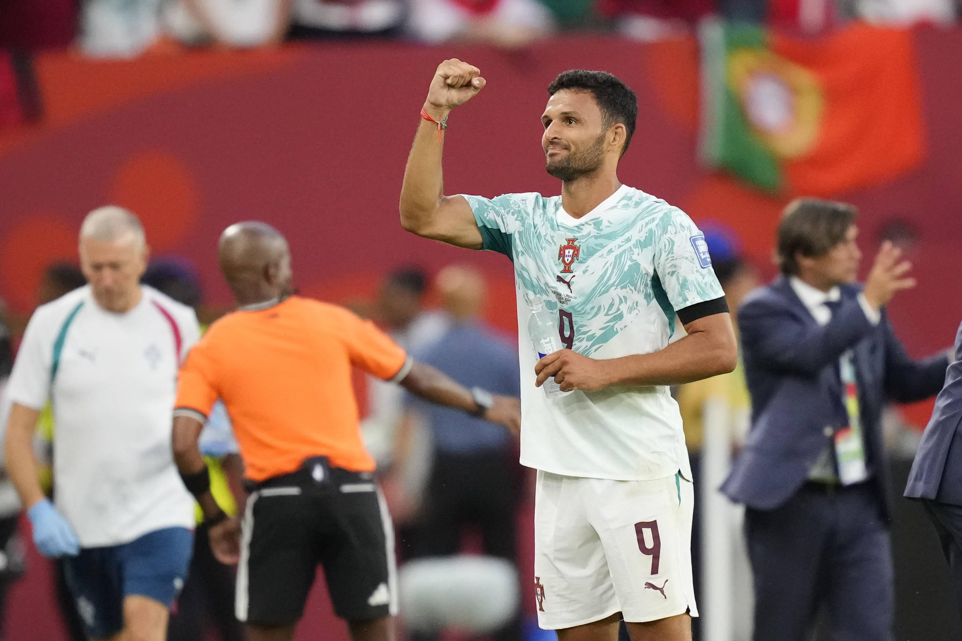 7 - Gonçalo Ramos jogou 34 minutos em 2 jogos - RD Congo (sem nota) e Croácia (7) - Foto: Imago