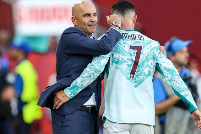Roberto Martínez não voltará a comandar Cristiano Ronaldo      Fotografia Imago
