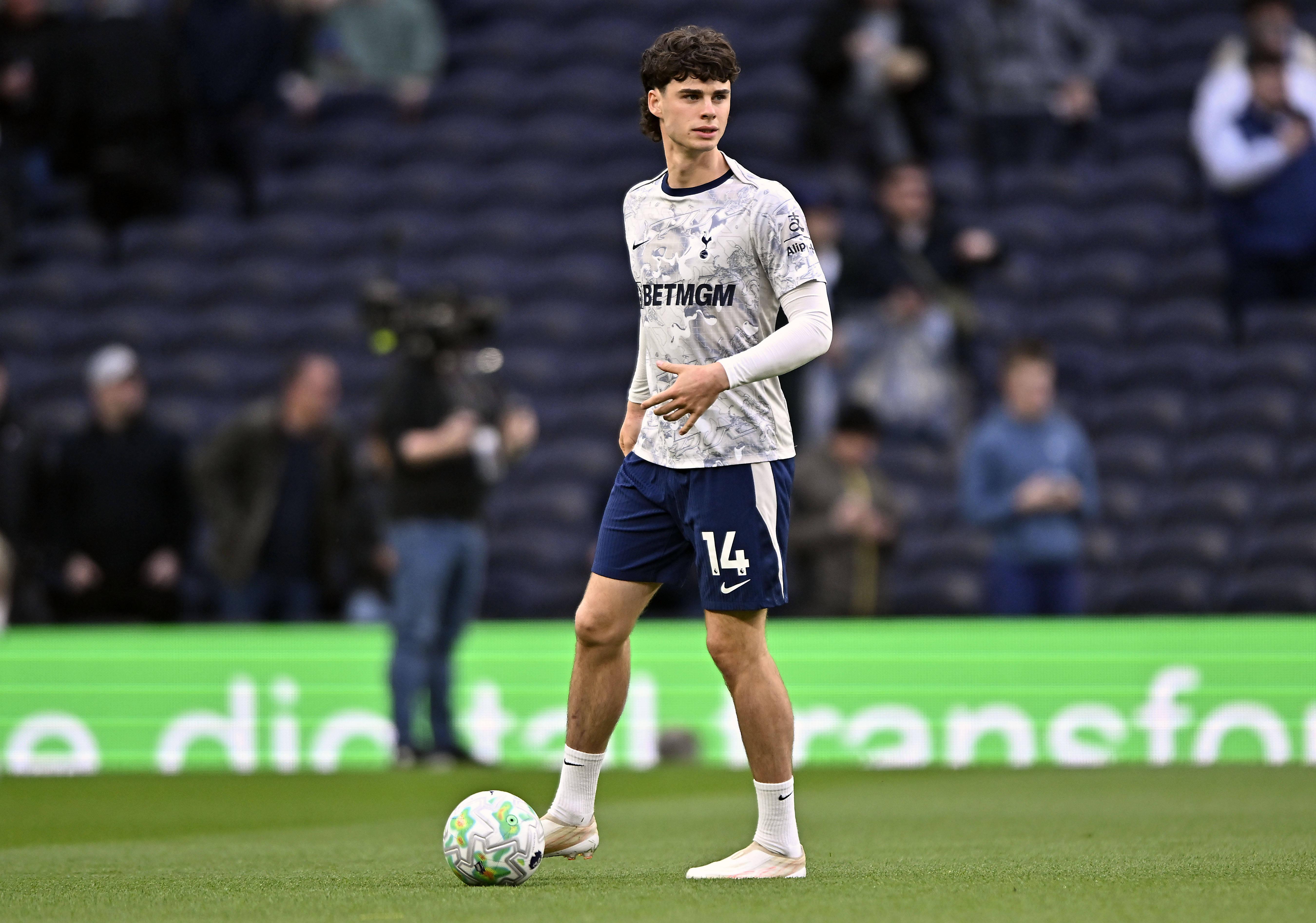 30.º Archie Gray (Tottenham/Inglaterra), médio, 20 anos. Golden Boy Index: 53,6. Foto IMAGO