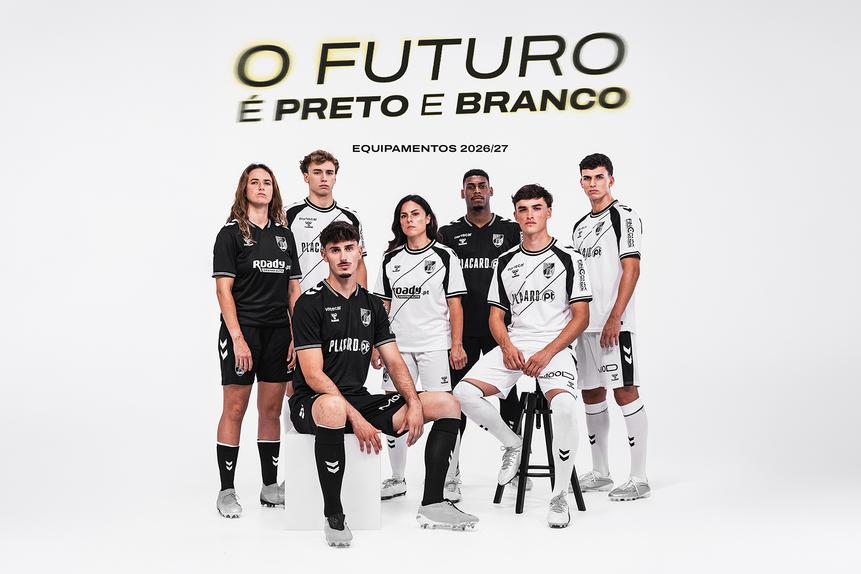 Os equipamentos dos conquistadores para a nova época - Foto: Vitória de Guimarães
