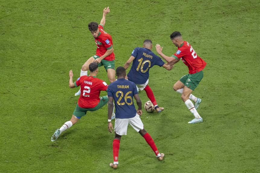 França bateu Marrocos por 2-0 nas meias-finais do Mundial de 2022, mas a seleção africana promete que agora será bem diferente - FOTO:Imago
