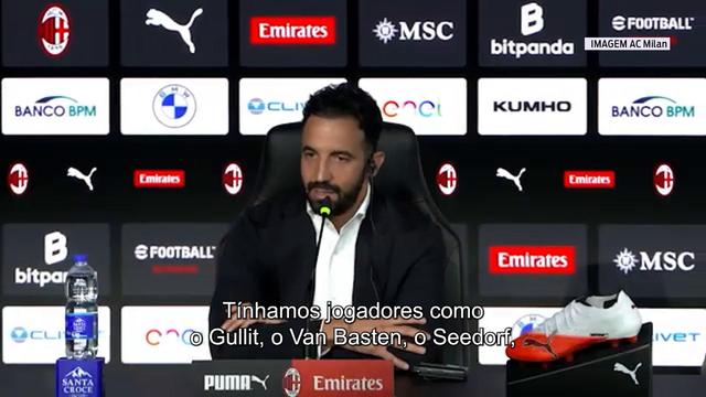 «Sigo o Milan desde criança, mas também sou adepto do Benfica»