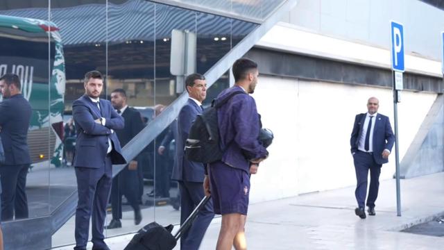 Muito apoio no regresso da Seleção a Portugal