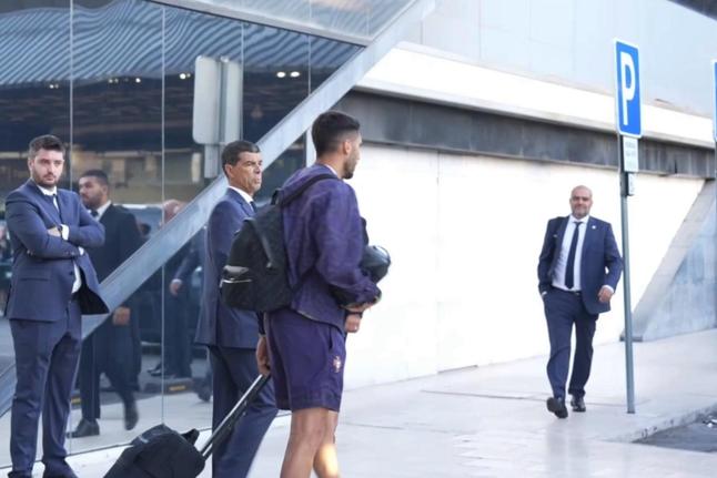 Muito apoio no regresso da Seleção a Portugal