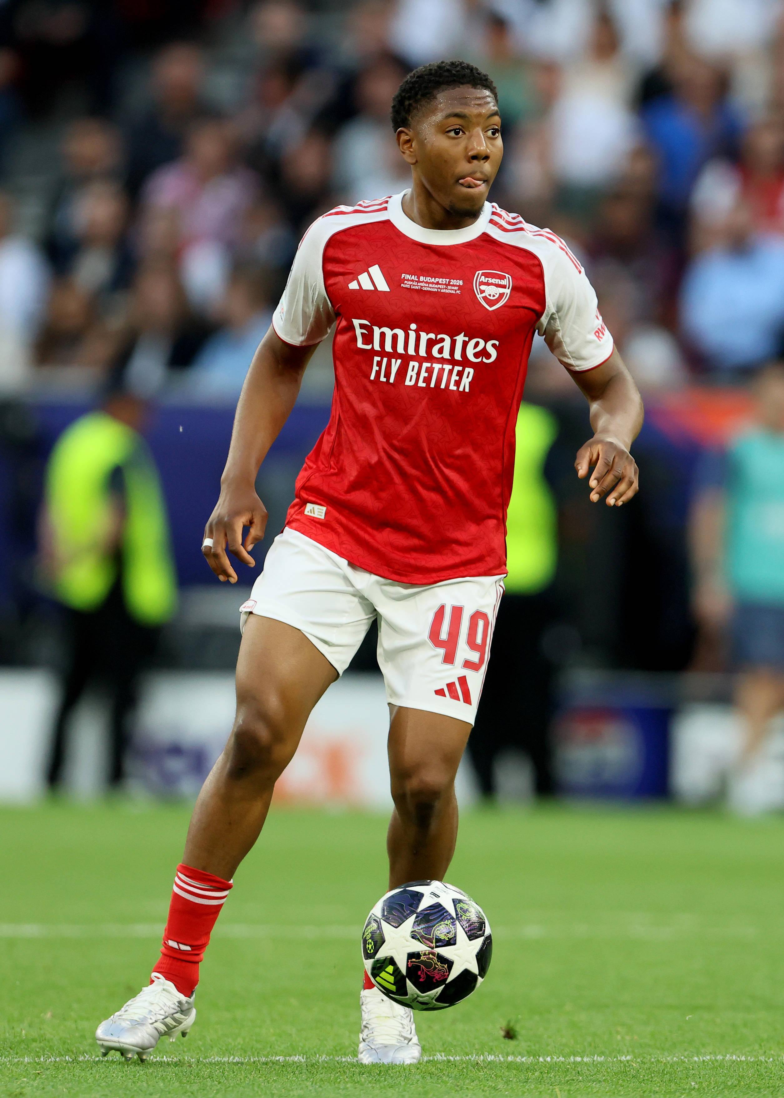 18.º Miles Lewis-Skelly (Arsenal/Inglaterra), médio, 19 anos. Golden Boy Index: 57,6. Foto IMAGO