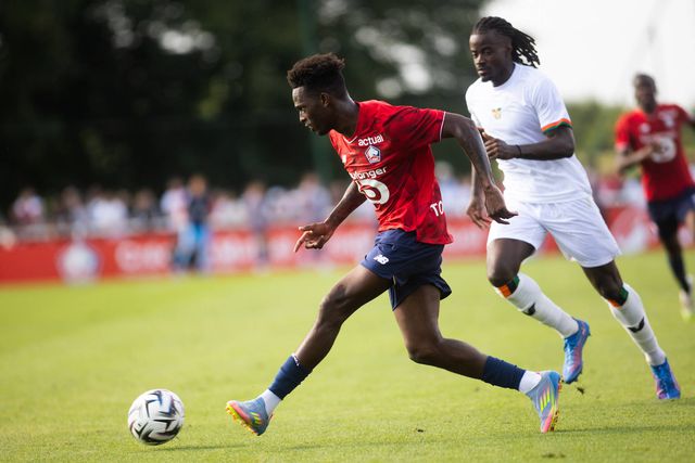 Félix Correia em ação na pré-época do Lille