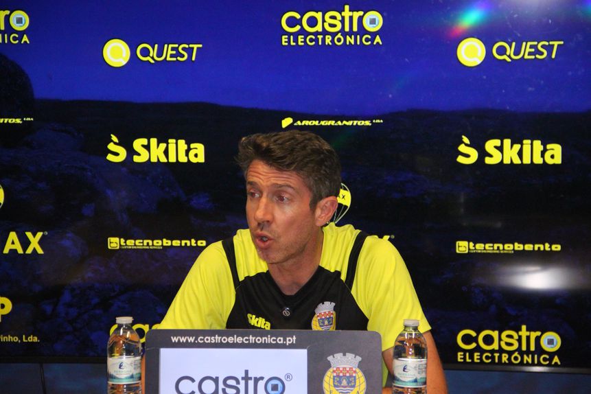 Vasco Seabra fez a antevisão do jogo com o SC Braga 
(D. R.)