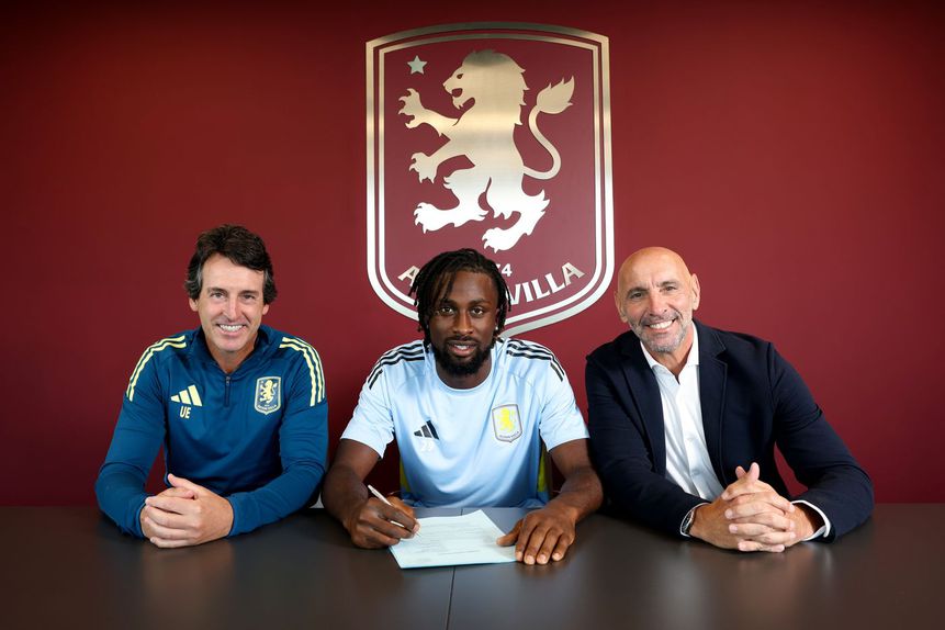 Guessand oficializado nos 'villans'. Foto Aston Villa
