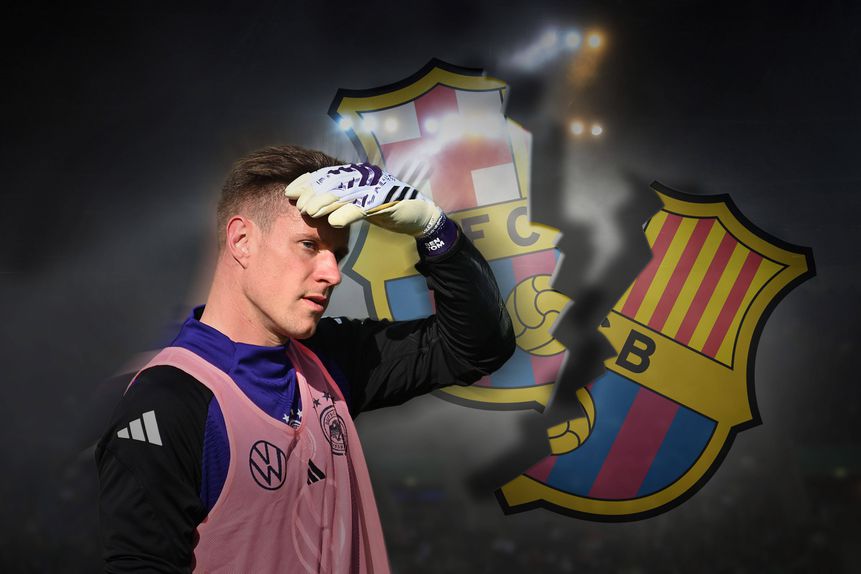 Ter Stegen fez um comunicado nas redes sociais a explicar toda a situação com o clube catalão Foto: IMAGO