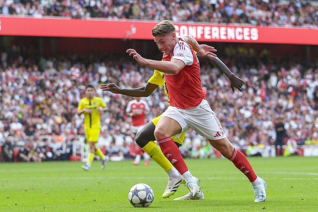 Gyokeres com a camisola do Arsenal