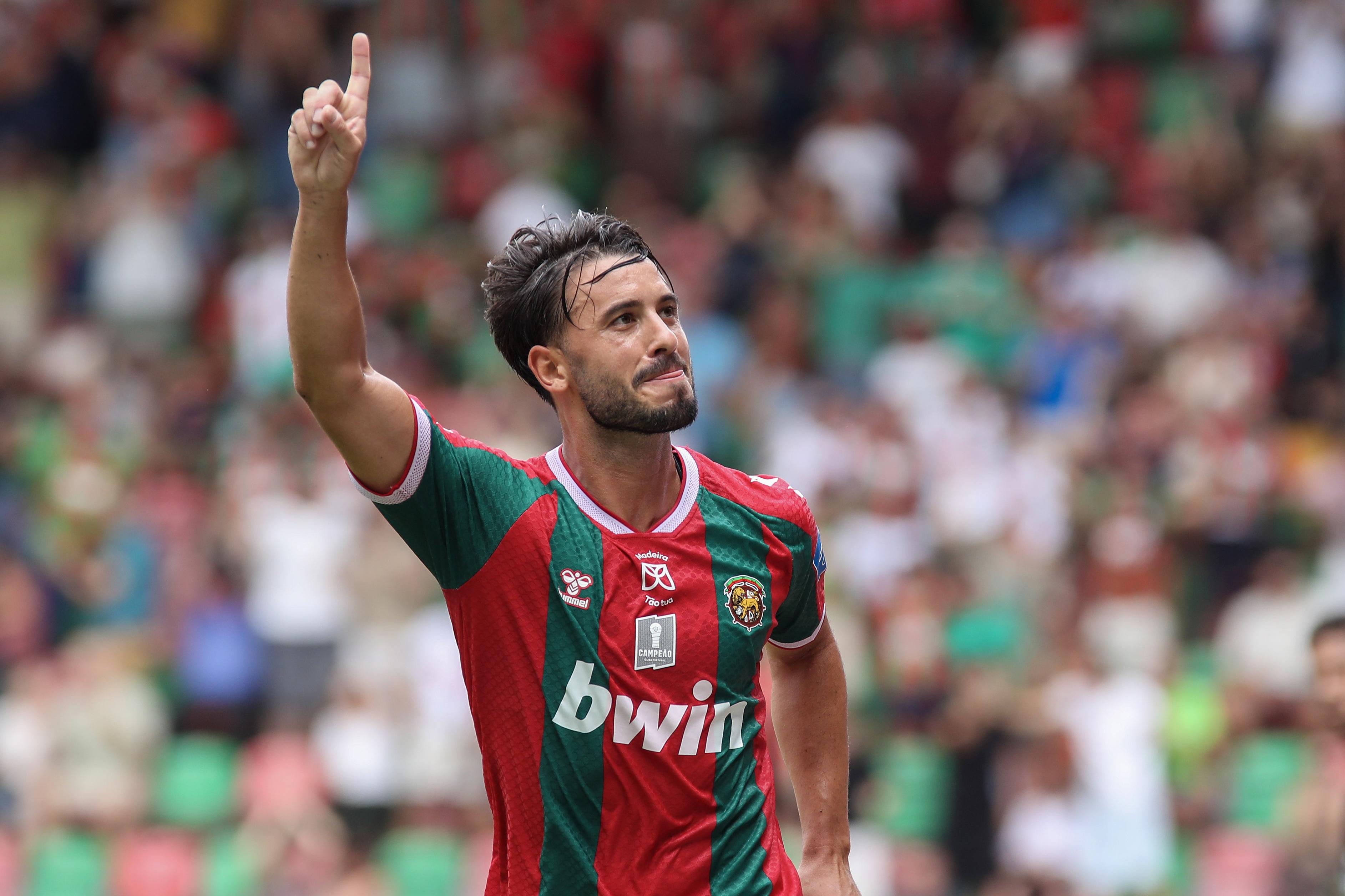 Raphael Guzzo festeja o golo do Marítimo frente ao Casa Pia - Foto: Homem de Gouveia/LUSA