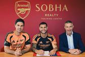 Bruno Guimarães apresentado no Arsenal. Foto Arsenal FC