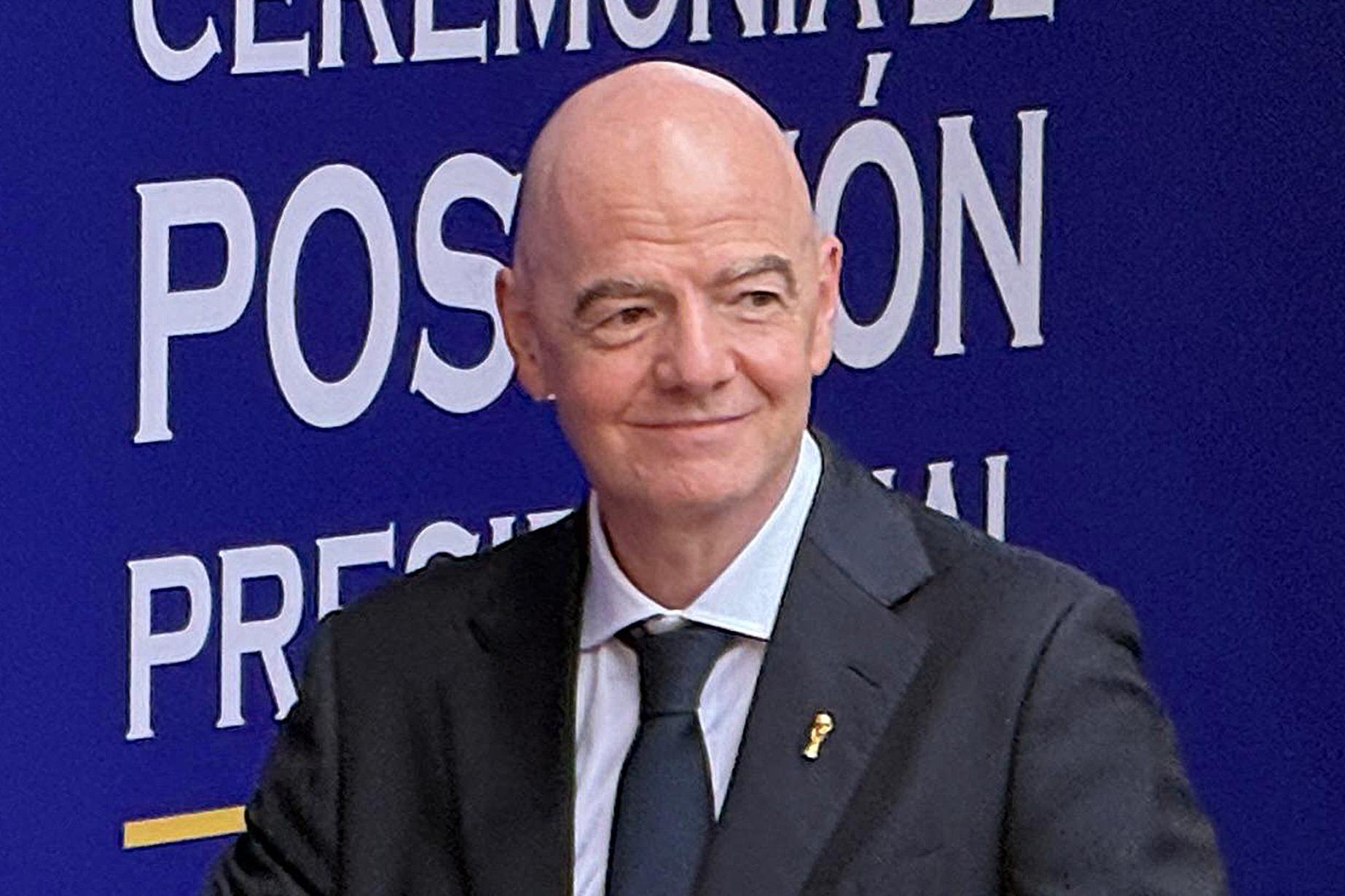 Gianni Infantino, presidente da FIFA - FOTO: EPA/Jorge Gil