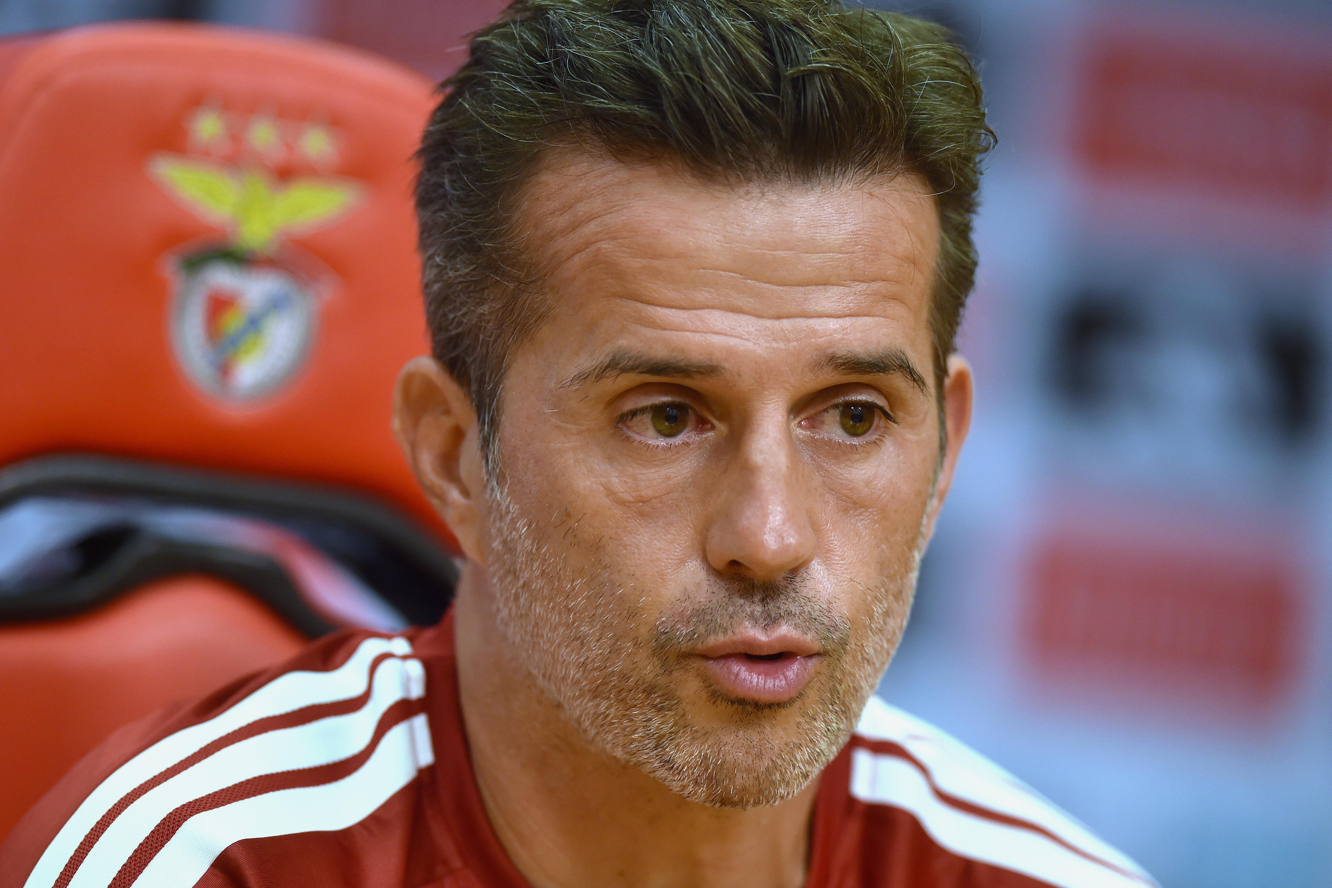 Marco Silva não revela qual será o guarda-redes titular contra o Académico Viseu — Foto: Miguel Nunes