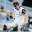 Tom van de Looi foi o capitão do Famalicão no duelo frente ao Estoril, no jogo de abertura da Liga — Foto: Famalicão