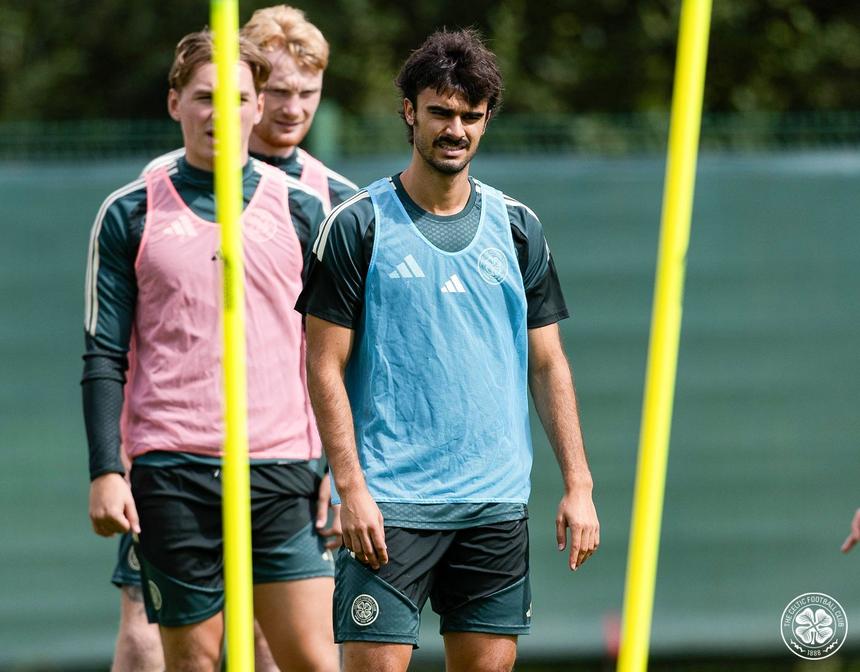 Jota voltou a trabalhar no relvado após 15 meses lesionado - Foto: Celtic
