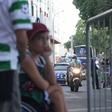 Loucura verde e branca na chegada do Sporting à Reboleira