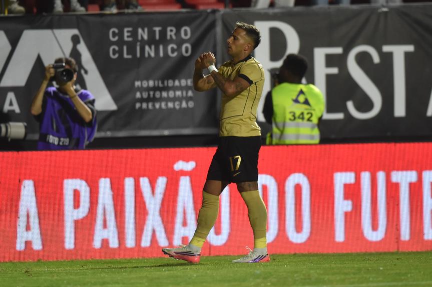 Zalazar assinou um golo e uma assistência - Foto: Miguel Nunes