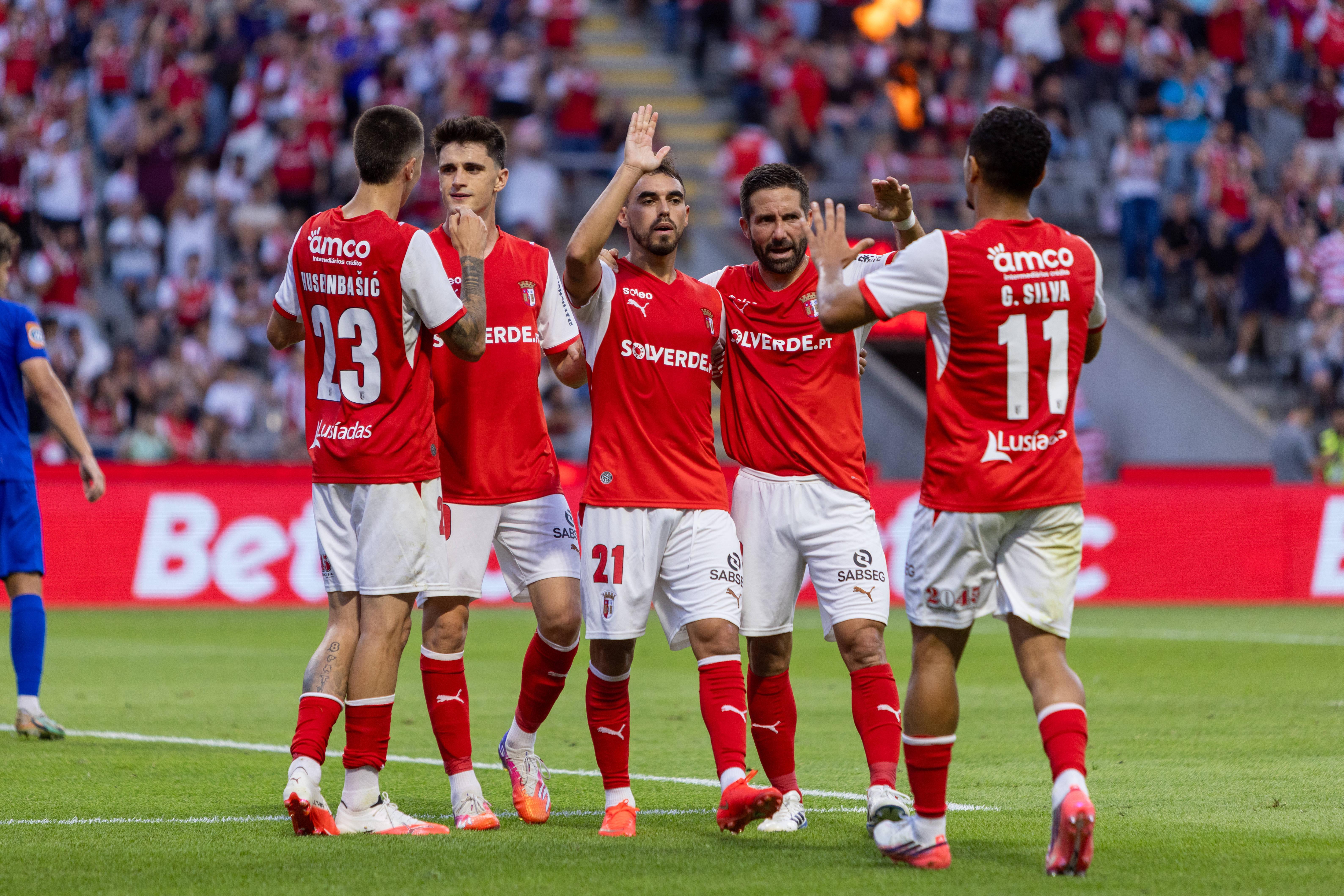 4.º SC Braga. 7,0 por cento de possibilidades de ser campeão. Foto IMAGO