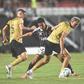 Leandro Antonetti esteve em destaque e apontou o primeiro golo do Estrela da Amadora no empate com o Sporting — Foto: Miguel Nunes